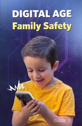Digital Age Family Safety Poster