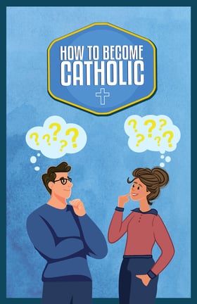 How to Become Catholic Poster